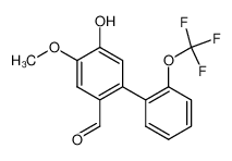 5-hydroxy-4-methoxy-2'-trifluoromethoxy-biphenyl-2-carbaldehyde CAS:499217-87-7 manufacturer & supplier