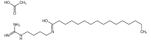 acetic acid,N-[4-(diaminomethylideneamino)butyl]hexadecanamide CAS:499222-93-4 manufacturer & supplier