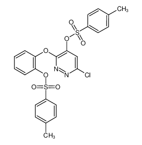 2-[(6-chloro-4{[(4-methylphenyl)sulfonyl]oxy}-3-pyridazinyl)oxy]phenyl 4-methylbenzene sulfonate CAS:499223-54-0 manufacturer & supplier