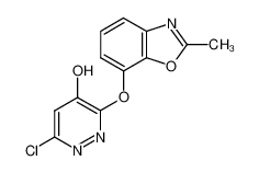 6-chloro-3-[(2-methyl-1,3-benzoxazol-7-yl)oxy]-4-pyridazinol CAS:499226-31-2 manufacturer & supplier