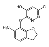 4-Pyridazinol, 6-chloro-3-[(2,3-dihydro-6-methyl-7-benzofuranyl)oxy]- CAS:499228-47-6 manufacturer & supplier