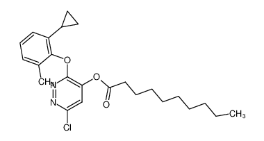 6-chloro-3-(2-cyclopropyl-6-methylphenoxy)-4-pyridazinyl decanoate CAS:499228-79-4 manufacturer & supplier