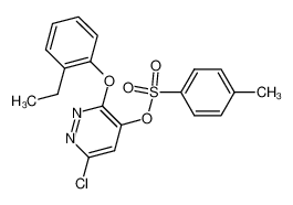 6-chloro-3-(2-ethylphenoxy)-4-pyridazinyl 4-methylbenzenesulfonate CAS:499229-58-2 manufacturer & supplier