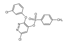 6-chloro-3-(3-chlorophenoxy)-4-pyridazinyl 4-methylbenzenesulfonate CAS:499229-72-0 manufacturer & supplier