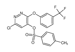 6-chloro-3-[3-(trifluoromethyl)phenoxy]-4-pyridazinyl 4-methylbenzenesulfonate CAS:499229-74-2 manufacturer & supplier