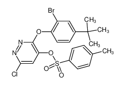 3-(2-bromo-4-tert-butylphenoxy)-6-chloro-4-pyridazinyl 4-methylbenzenesulfonate CAS:499229-81-1 manufacturer & supplier