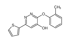 4-Pyridazinol, 3-(2-methylphenoxy)-6-(2-thienyl)- CAS:499230-24-9 manufacturer & supplier