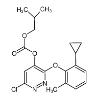 6-chloro-3-(2-cyclopropyl-6-methylphenoxy)-4-pyridazinyl isobutyl carbonate CAS:499230-62-5 manufacturer & supplier