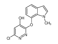 6-chloro-3-[(1-methyl-1H-indol-7-yl)oxy]-4-pyridazinol CAS:499231-28-6 manufacturer & supplier