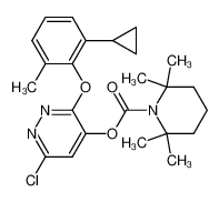 6-chloro-3-(2-cyclopropyl-6-methylphenoxy)-4-pyridazinyl 2,2,6,6-tetramethyl-1-piperidinecarboxylate CAS:499231-49-1 manufacturer & supplier