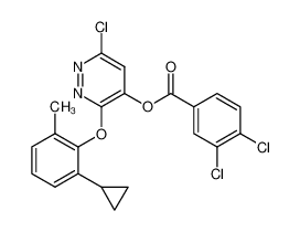 6-chloro-3-(2-cyclopropyl-6-methylphenoxy)-4-pyridazinyl 3,4-dichlorobenzoate CAS:499233-13-5 manufacturer & supplier