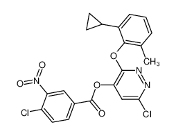 6-chloro-3-(2-cyclopropyl-6-methylphenoxy)-4-pyridazinyl 4-chloro-3-nitrobenzoate CAS:499233-15-7 manufacturer & supplier