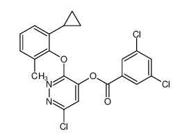 6-chloro-3-(2-cyclopropyl-6-methylphenoxy)-4-pyridazinyl 3,5-dichlorobenzoate CAS:499233-19-1 manufacturer & supplier