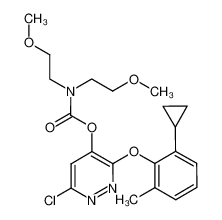 6-chloro-3-(2-cyclopropyl-6-methylphenoxy)-4-pyridazinyl bis(2-methoxyethyl)carbamate CAS:499234-34-3 manufacturer & supplier