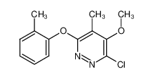 3-chloro-4-methoxy-5-methyl-6-(2-methylphenoxy)pyridazine CAS:499235-58-4 manufacturer & supplier