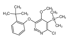 3-(2-tert-Butylphenoxy)-6-chloro-4-methoxy-5-(trimethylsilyl)pyridazine CAS:499235-65-3 manufacturer & supplier