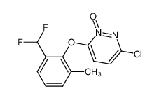 3-chloro-6-[2-(difluoromethyl)-6-methylphenoxy]pyridazine 1-oxide CAS:499236-36-1 manufacturer & supplier