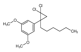 Benzene, 1-(2,2-dichloro-1-hexylcyclopropyl)-3,5-dimethoxy- CAS:499237-39-7 manufacturer & supplier