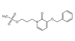 2(1H)-Pyridinone, 1-[3-[(methylsulfonyl)oxy]propyl]-3-(phenylmethoxy)- CAS:499237-87-5 manufacturer & supplier