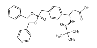 (S)-3-[4-(Bis-benzyloxy-phosphorylmethyl)-phenyl]-3-((R)-2-methyl-propane-2-sulfinylamino)-propionic acid CAS:499239-01-9 manufacturer & supplier