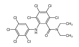 2-(N,N-Diaethyl-carbamoyl)-3,4,5,6,2',3',4',5'-octachlor-diphenylamin CAS:4995-74-8 manufacturer & supplier