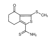 3-methylsulfanyl-4-oxo-6,7-dihydro-5H-2-benzothiophene-1-carbothioamide CAS:499771-14-1 manufacturer & supplier