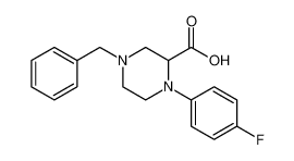 2-Piperazinecarboxylic acid, 1-(4-fluorophenyl)-4-(phenylmethyl)- CAS:499780-55-1 manufacturer & supplier