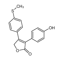 3-(4-Hydroxy-phenyl)-4-(4-methylsulfanyl-phenyl)-5H-furan-2-one CAS:499784-06-4 manufacturer & supplier