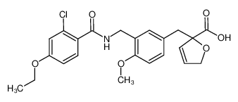 2-(3-{[(2-chloro-4-ethoxybenzoyl)amino]methyl}-4-methoxybenzyl)-2,5-dihydrotetrahydro-2-furancarboxylic acid CAS:499787-95-0 manufacturer & supplier