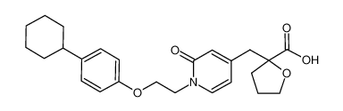 2-({1-[2-(4-cyclohexylphenoxy)ethyl]-2-oxo-1,2-dihydro-4-pyridinyl}-methyl)tetrahydrofuran-2-furancarboxylic acid CAS:499789-23-0 manufacturer & supplier