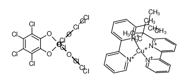 bis(6-tert-butyl-2,2'-bipyridine)copper(I) Δ-tris(tetrachlorobenzenediolato)phosphate(V) CAS:499790-09-9 manufacturer & supplier