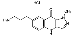 7-(3-aminopropyl)-1-methyl-1,4-dihydro-9H-pyrazolo[4,3-b]-quinolin-9-one hydrochloride CAS:499791-11-6 manufacturer & supplier