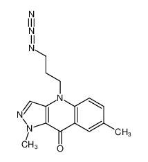 4-(3-azidopropyl)-1,7-dimethyl-1,4-dihydro-9H-pyrazolo[4,3-b]quinolin-9-one CAS:499792-78-8 manufacturer & supplier