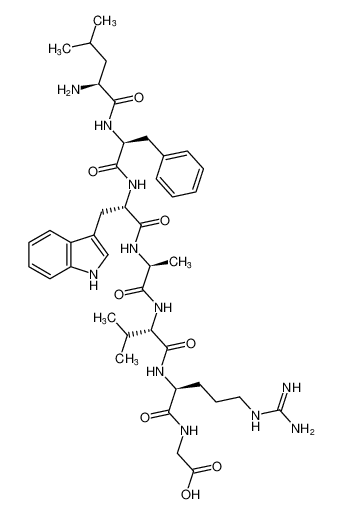 Glycine, L-leucyl-L-phenylalanyl-L-tryptophyl-L-alanyl-L-valyl-L-arginyl- CAS:499972-18-8 manufacturer & supplier