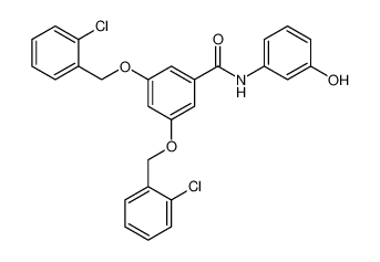 Benzamide, 3,5-bis[(2-chlorophenyl)methoxy]-N-(3-hydroxyphenyl)- CAS:499991-39-8 manufacturer & supplier