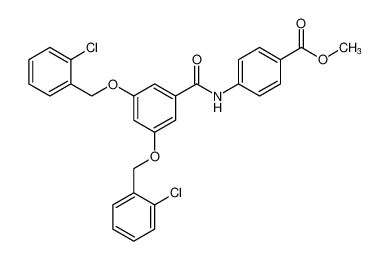 methyl 4-(3,5-bis((2-chlorobenzyl)oxy)benzamido)benzoate CAS:499991-45-6 manufacturer & supplier