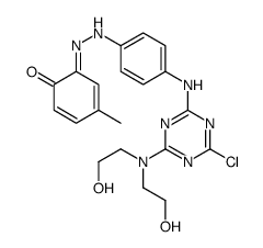 6-[[4-[[4-[bis(2-hydroxyethyl)amino]-6-chloro-1,3,5-triazin-2-yl]amino]phenyl]hydrazinylidene]-4-methylcyclohexa-2,4-dien-1-one CAS:56275-25-3 manufacturer & supplier