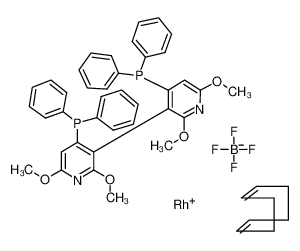 (S)-(-)-2,2',6,6'-Tetramethoxy-4,4'-bis(diphenylphosphino)-3,3'-bipyridine(1,5-cyclooctadiene)rhodium(I) tetrafluoroborate, min. 97% CAS:573718-56-6 manufacturer & supplier