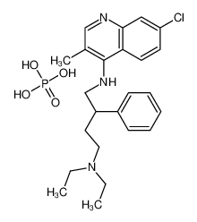 N-(7-chloro-3-methylquinolin-4-yl)-N',N'-diethyl-2-phenylbutane-1,4-diamine,phosphoric acid CAS:6280-10-0 manufacturer & supplier