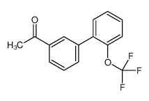 1-[3-[2-(trifluoromethoxy)phenyl]phenyl]ethanone CAS:675596-36-8 manufacturer & supplier