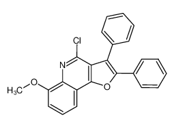 4-Chloro-6-methoxy-2,3-diphenyl-furo[3,2-c]quinoline CAS:675597-80-5 manufacturer & supplier