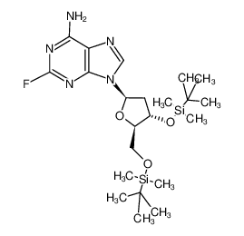 2-fluoro-9-(3,5-bis[O-(t-butyldimethylsilyl)]-2-deoxy-D-erythro-pentofuranosyl)adenine CAS:675598-20-6 manufacturer & supplier