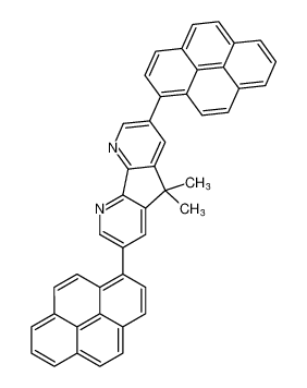 5H-Cyclopenta[2,1-b:3,4-b']dipyridine, 5,5-dimethyl-3,7-di-1-pyrenyl- CAS:675600-04-1 manufacturer & supplier