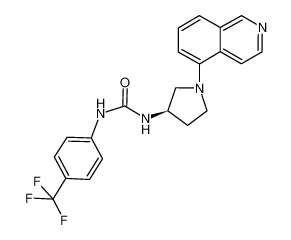 (R)-1-(1-(isoquinolin-5-yl)pyrrolidin-3-yl)-3-(4-(trifluoromethyl)phenyl)urea CAS:675602-03-6 manufacturer & supplier