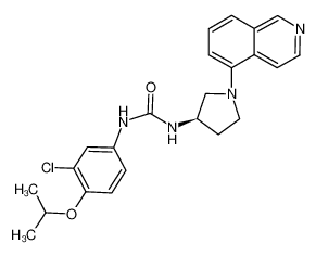 (R)-1-(3-chloro-4-isopropoxyphenyl)-3-(1-(isoquinolin-5-yl)pyrrolidin-3-yl)urea CAS:675602-04-7 manufacturer & supplier