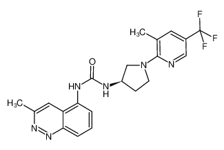 (R)-1-(1-(3-methyl-5-(trifluoromethyl)pyridin-2-yl)pyrrolidin-3-yl)-3-(3-methylcinnolin-5-yl)urea CAS:675602-40-1 manufacturer & supplier