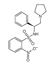 2-nitro-N-[(1S)-1-phenyl-2-pyrrolidin-1-ylethyl]benzenesulfonamide CAS:675602-60-5 manufacturer & supplier