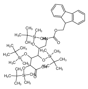 2,3,4,5-tetrakis-(tert-butyl-dimethyl-silanyloxy)-6-(9H-fluoren-9-ylmethoxycarbonylamino)-hexanoic acid CAS:675606-64-1 manufacturer & supplier