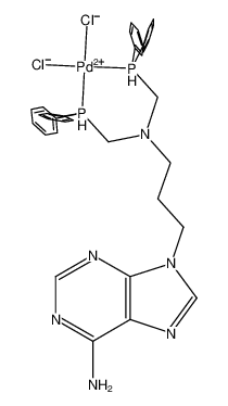 [PdCl2(9-(3-(bis[(diphenylphosphanoyl)methyl]amino)propyl)adenine)] CAS:675608-80-7 manufacturer & supplier