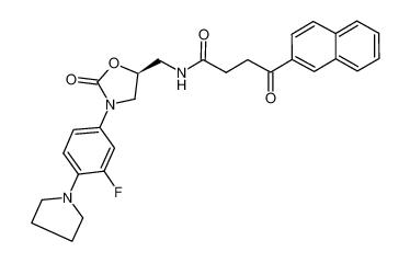 (S)-N-[[3-(3-fluoro-4-pyrrolidinylphenyl)-2-oxo-5-oxazolidinyl]methyl]-4-(2-naphthyl)-4-oxobutanamide CAS:675609-53-7 manufacturer & supplier